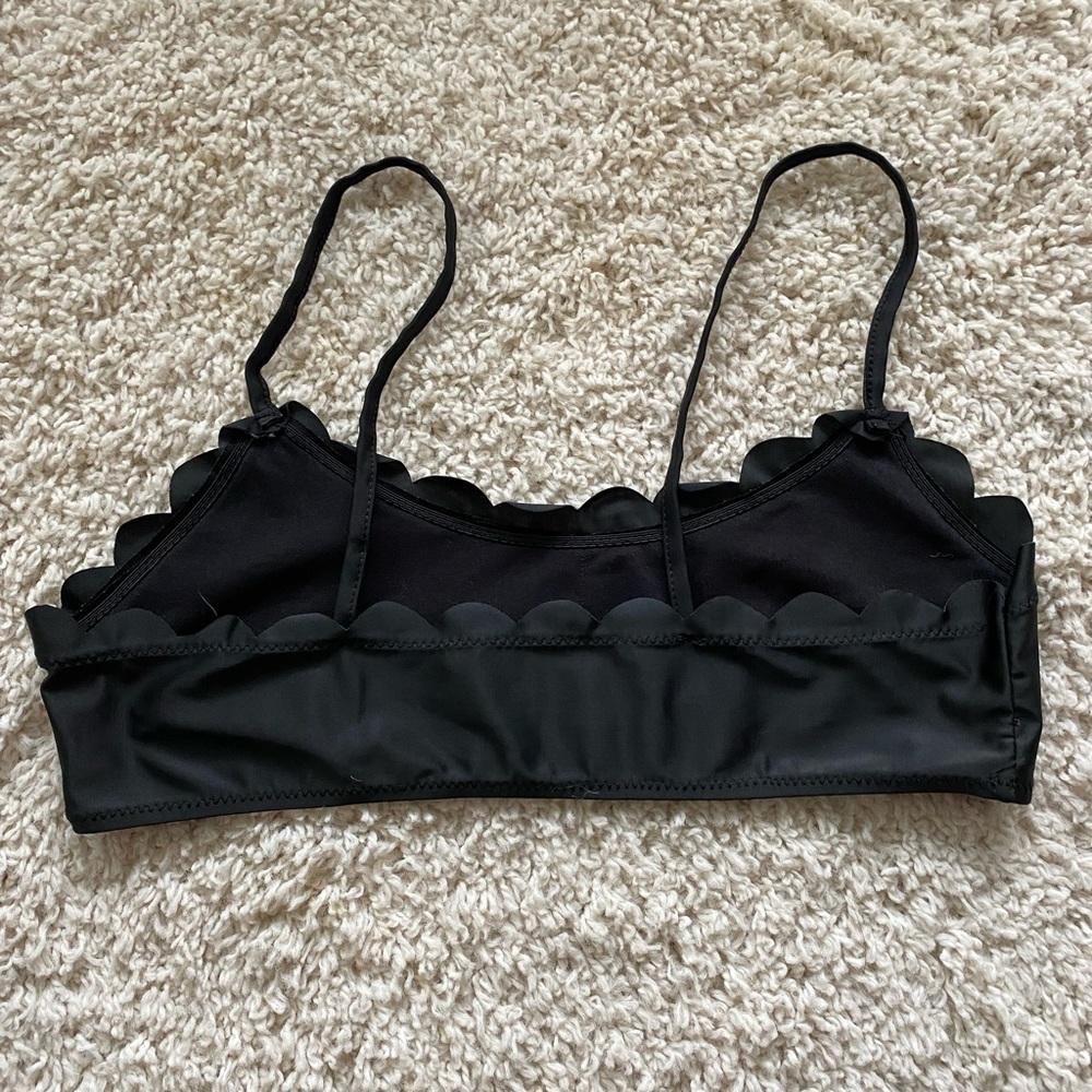Scalloped Black Bikini - Picture 5 of 7